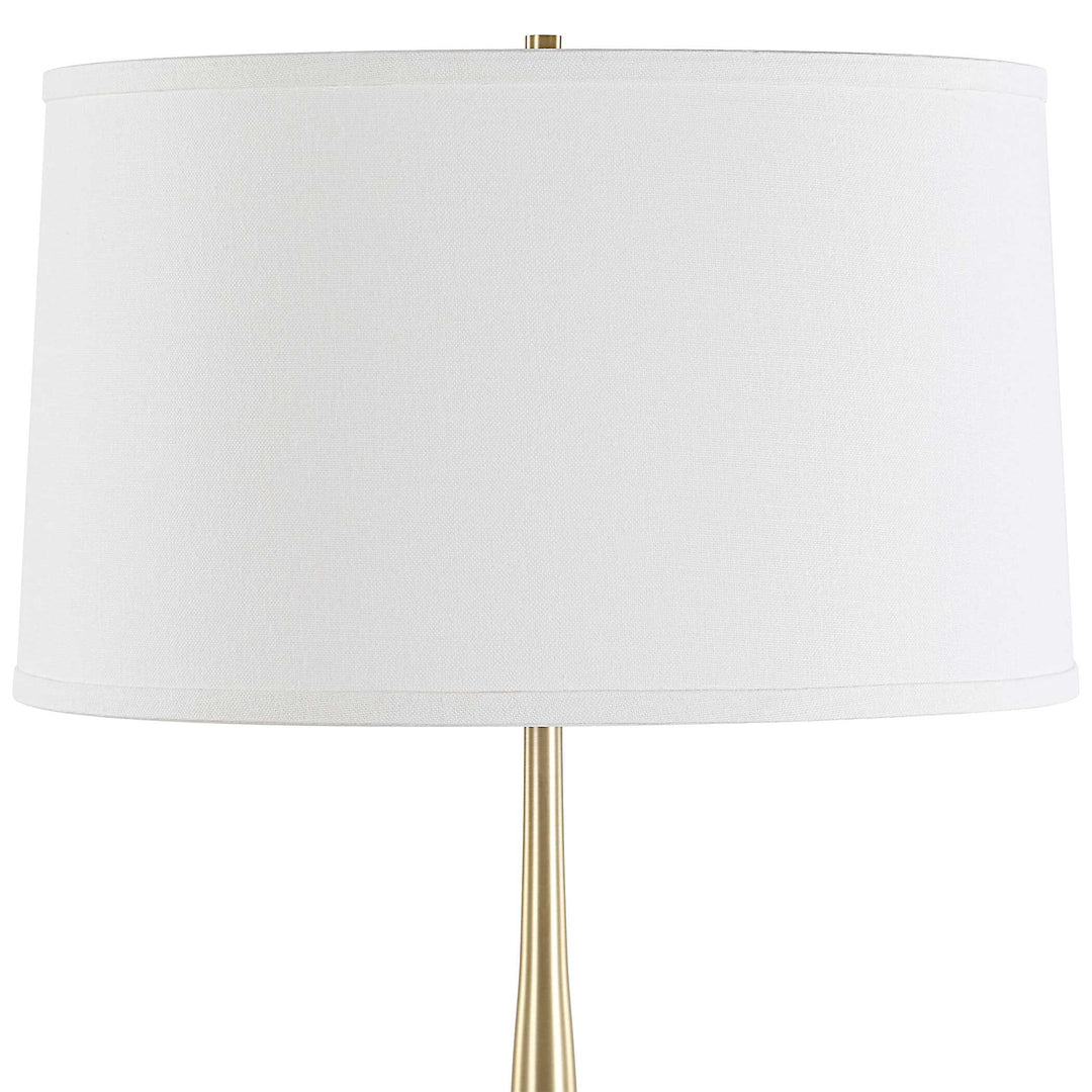 American Home Furniture Uttermost Booker Thin Brass Table Lamp