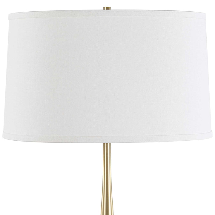 American Home Furniture Uttermost Booker Thin Brass Table Lamp