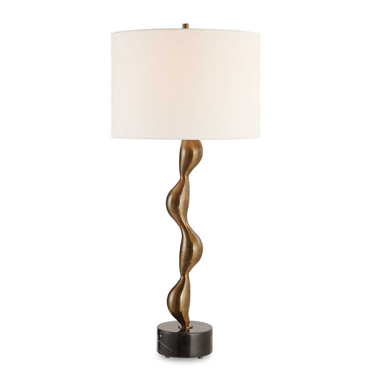 American Home Furniture Uttermost Remolino Bronze Table Lamp