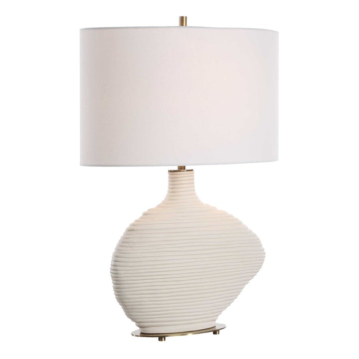 American Home Furniture Uttermost Duostacked Ceramic Table Lamp