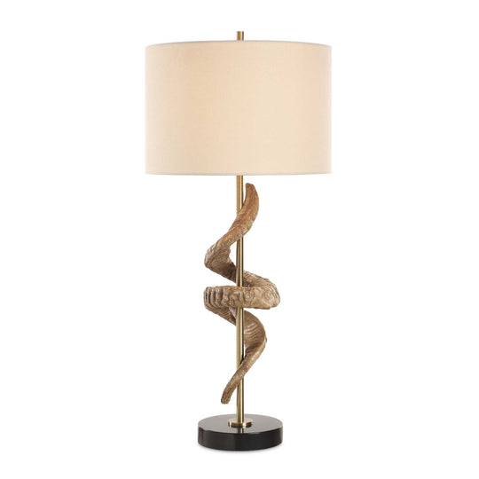American Home Furniture Uttermost Rams Horn Table Lamp