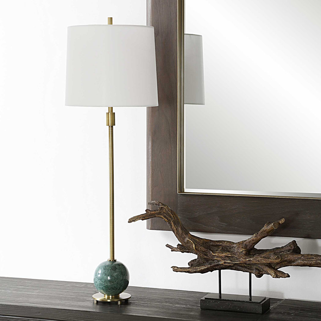 American Home Furniture Uttermost Bledel Brass Buffet Lamp