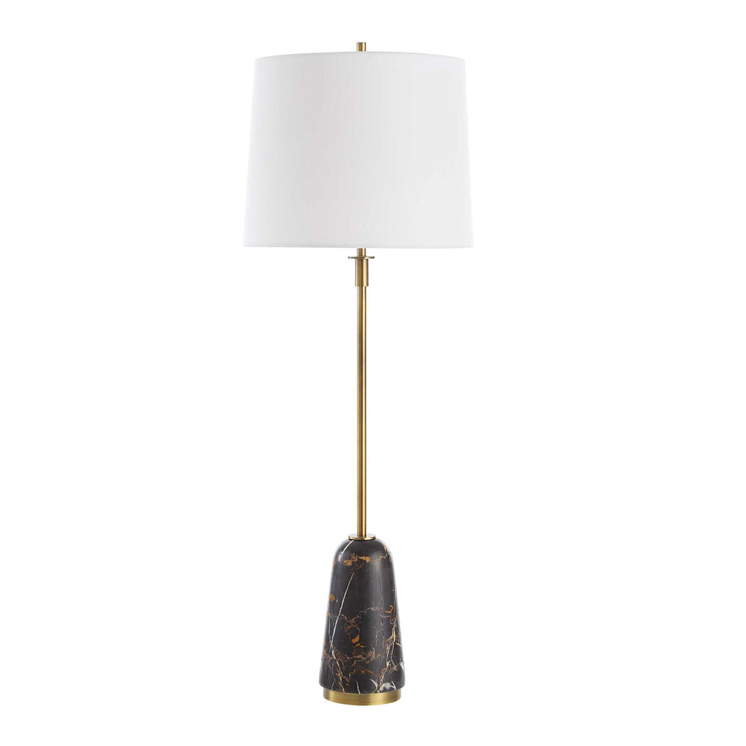 American Home Furniture Uttermost Jenson Black Marble Buffet Lamp