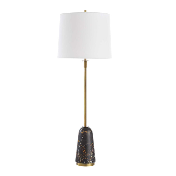 American Home Furniture Uttermost Jenson Black Marble Buffet Lamp
