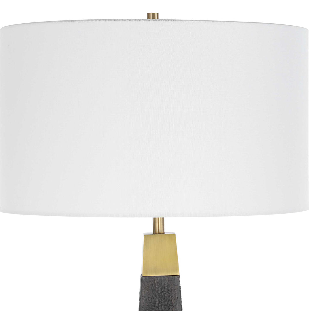 American Home Furniture Uttermost Lathey Tapered Floor Lamp