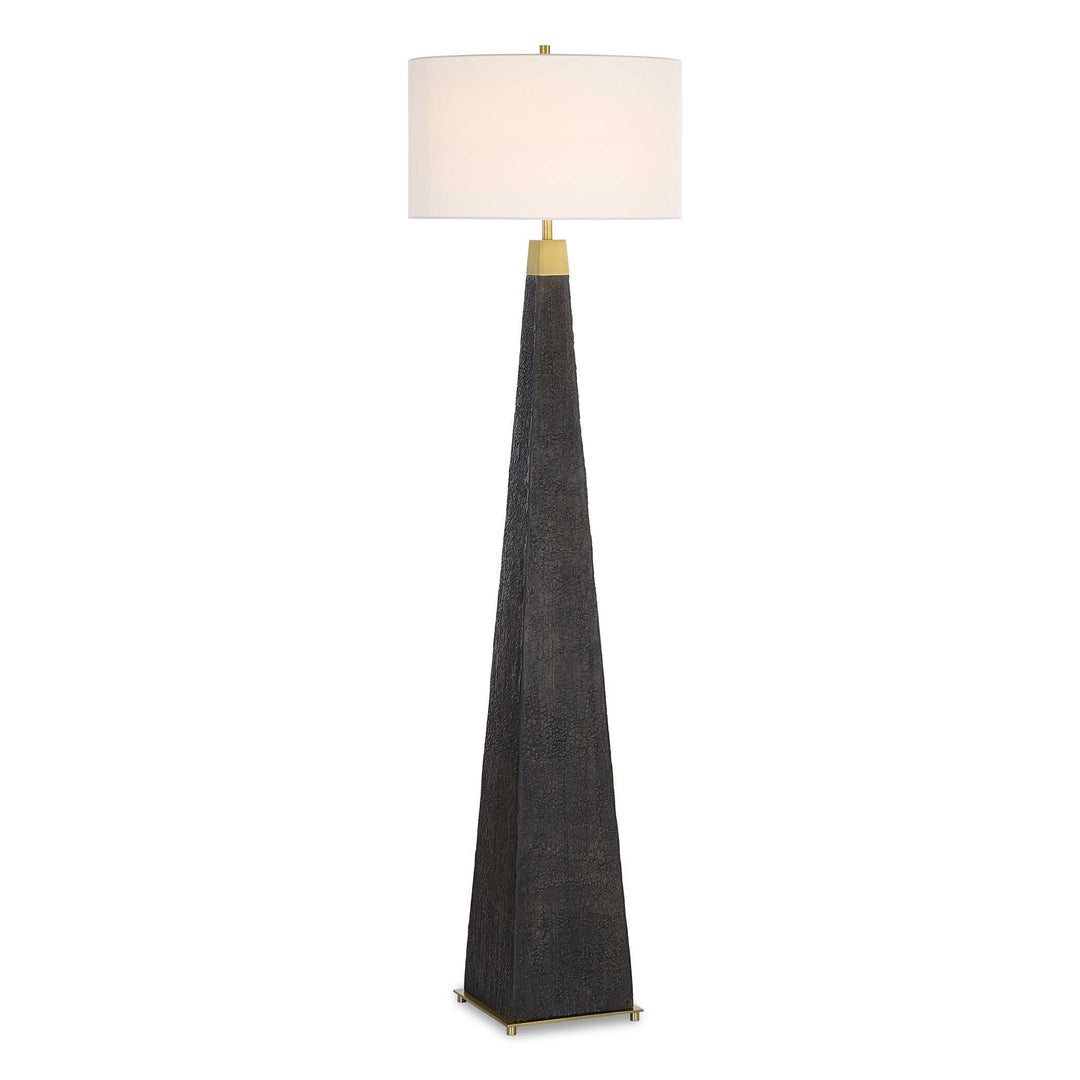 Lathey Tapered Floor Lamp - AmericanHomeFurniture