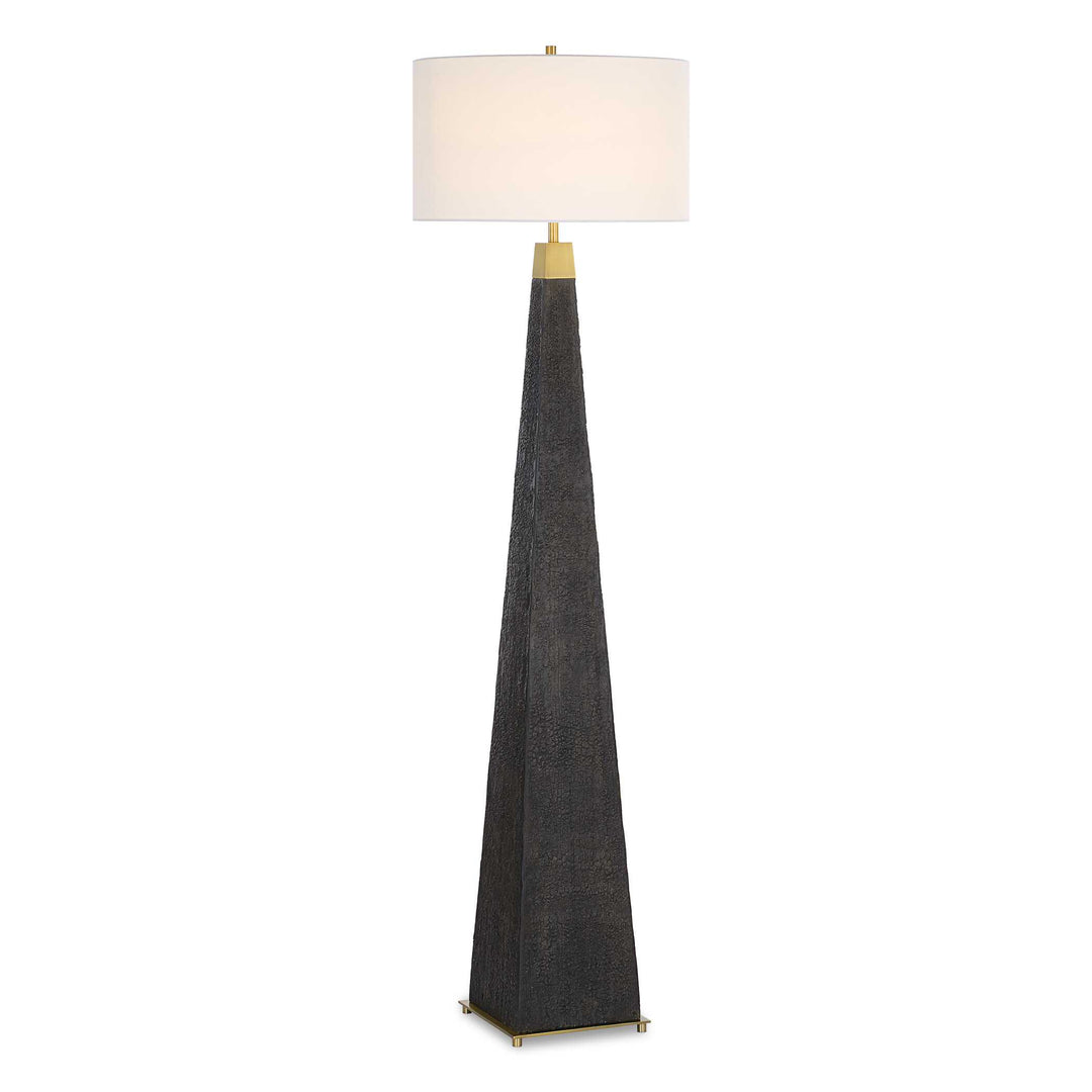 American Home Furniture Uttermost Lathey Tapered Floor Lamp