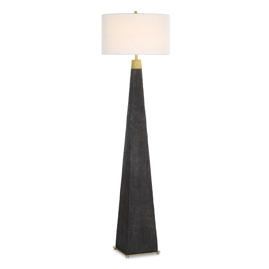 American Home Furniture Uttermost Lathey Tapered Floor Lamp