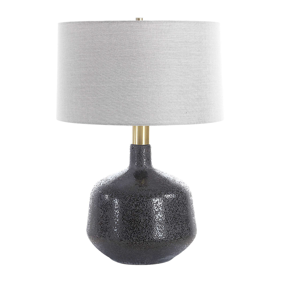 American Home Furniture Uttermost Flanagan Mottled Gloss Table Lamp