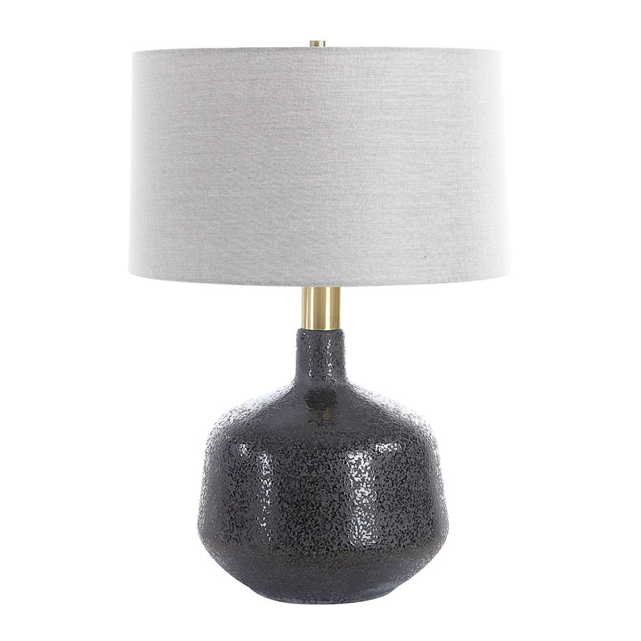 American Home Furniture Uttermost Flanagan Mottled Gloss Table Lamp