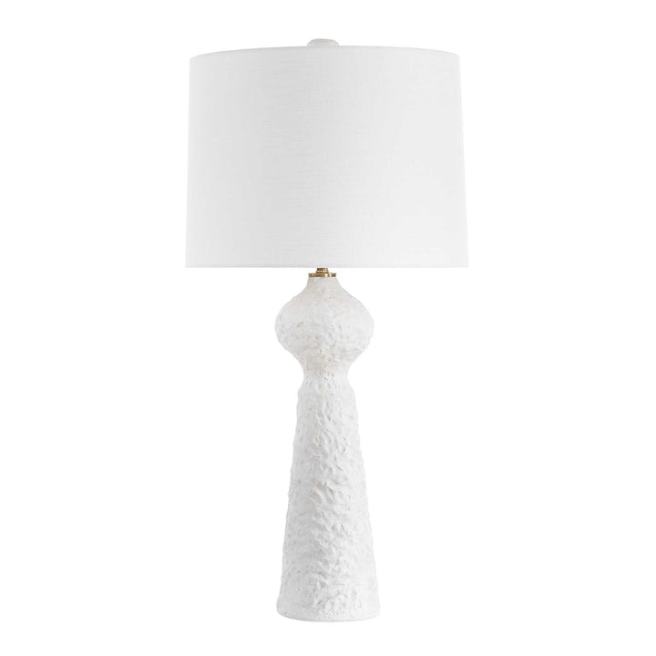American Home Furniture Uttermost Sonata Textured White Table Lamp