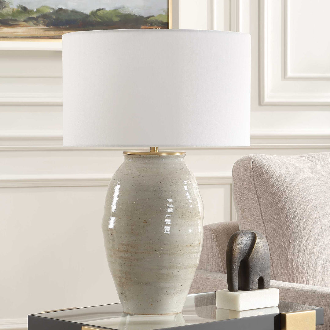 American Home Furniture Uttermost Amos Ceramic Table Lamp