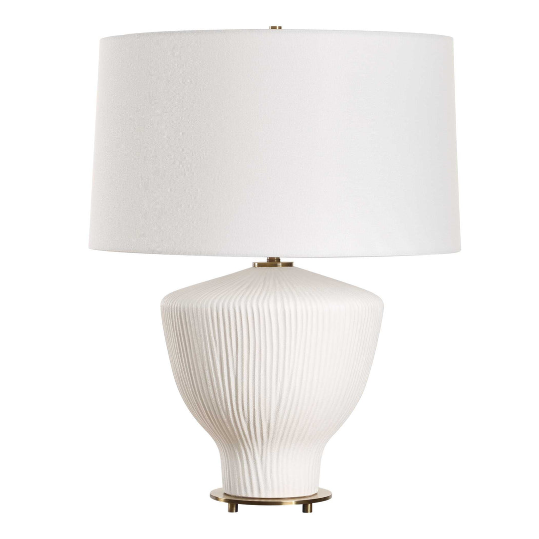 American Home Furniture Uttermost Maisie White Table Lamp
