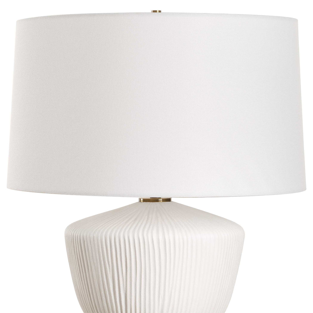 American Home Furniture Uttermost Maisie White Table Lamp