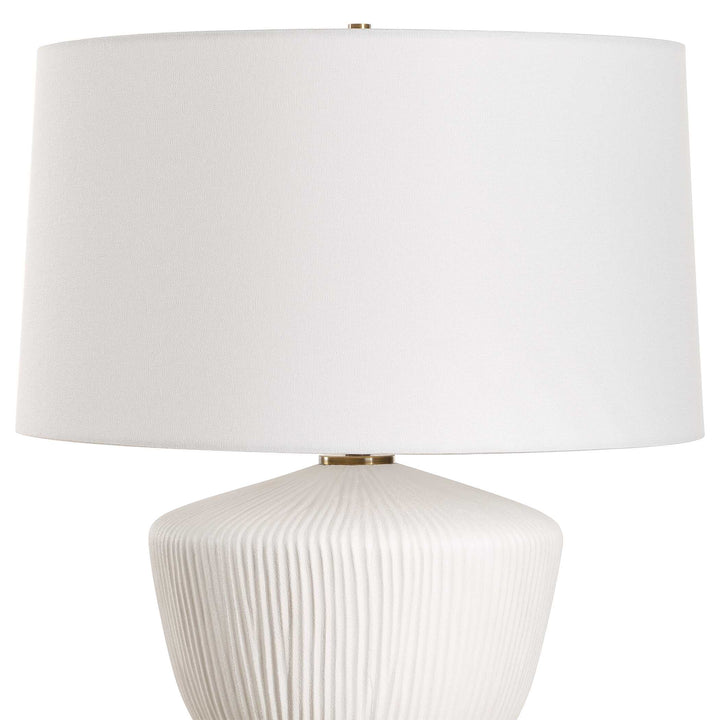 American Home Furniture Uttermost Maisie White Table Lamp