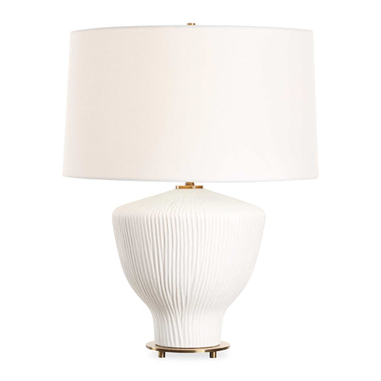 American Home Furniture Uttermost Maisie White Table Lamp