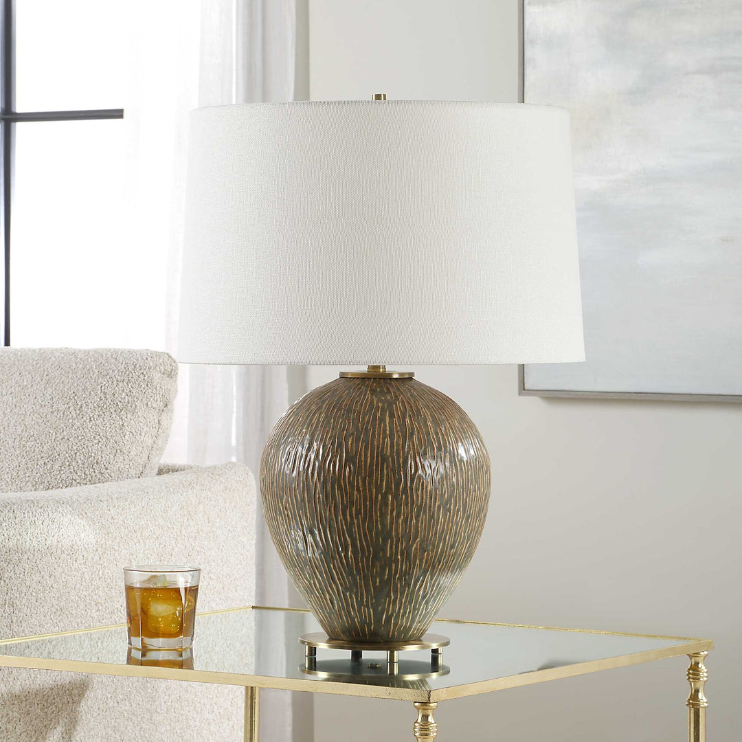 American Home Furniture Uttermost Rya Ceramic Table Lamp