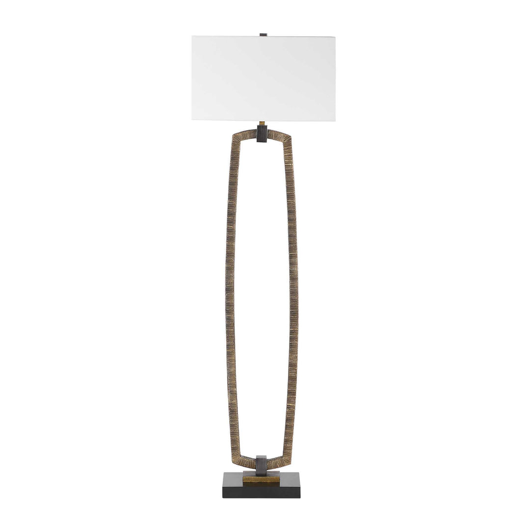 American Home Furniture Uttermost Relic Gold Floor Lamp