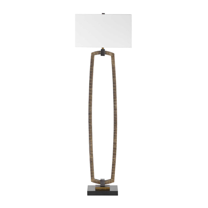 American Home Furniture Uttermost Relic Gold Floor Lamp