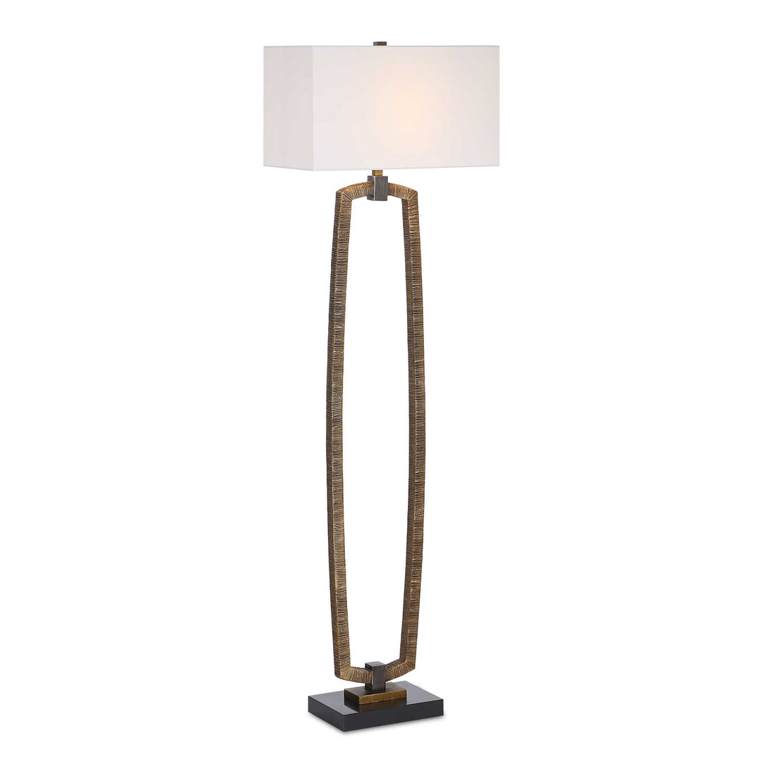 American Home Furniture Uttermost Relic Gold Floor Lamp