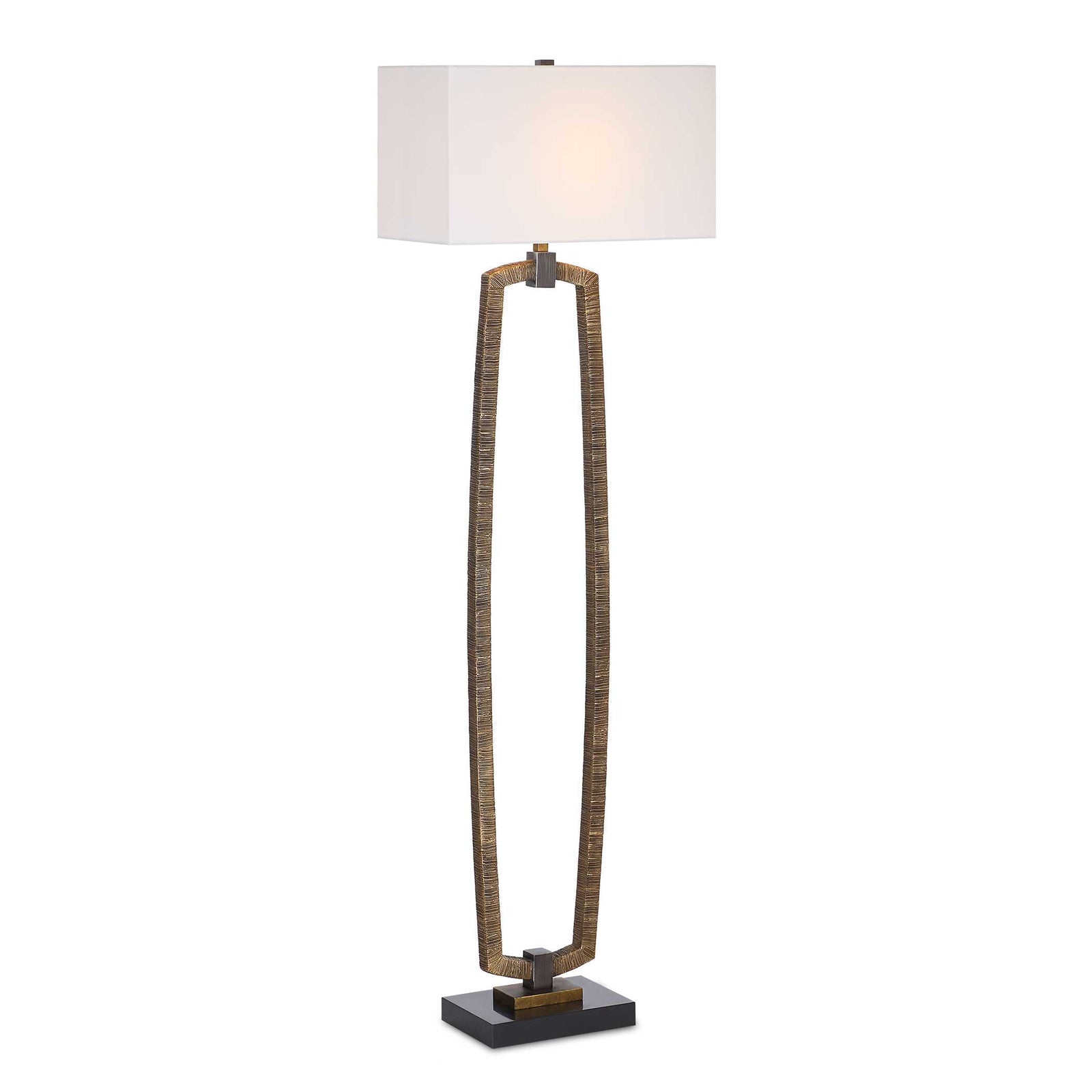 American Home Furniture Uttermost Relic Gold Floor Lamp