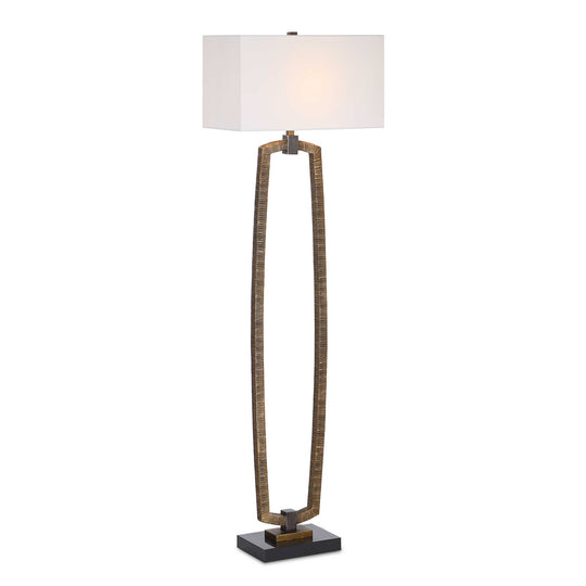 American Home Furniture Uttermost Relic Gold Floor Lamp