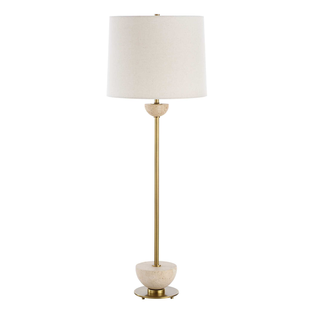 American Home Furniture Uttermost Hemisphere Brass Buffet Lamp
