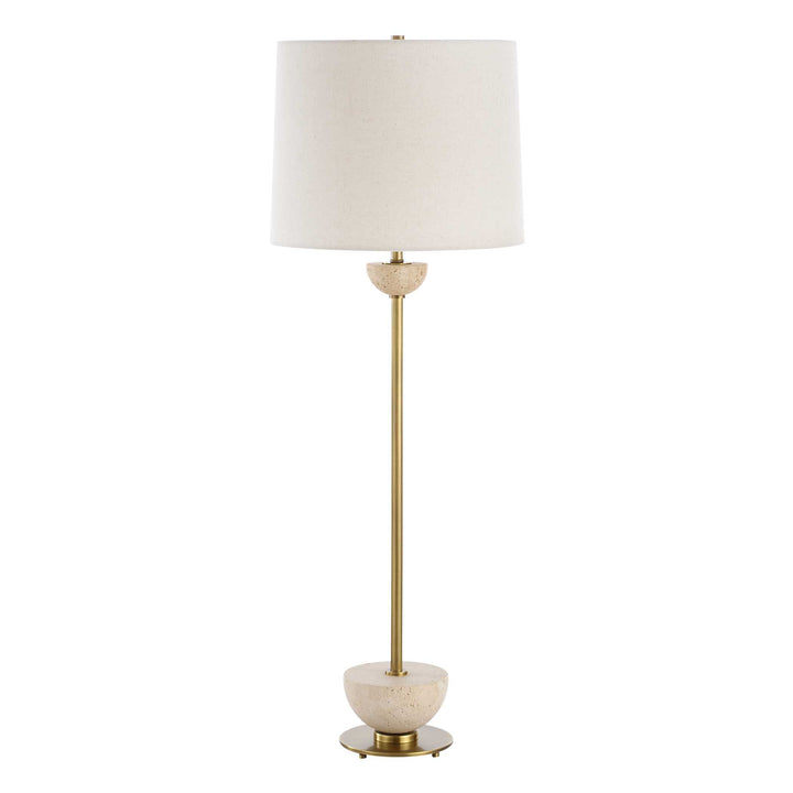 American Home Furniture Uttermost Hemisphere Brass Buffet Lamp