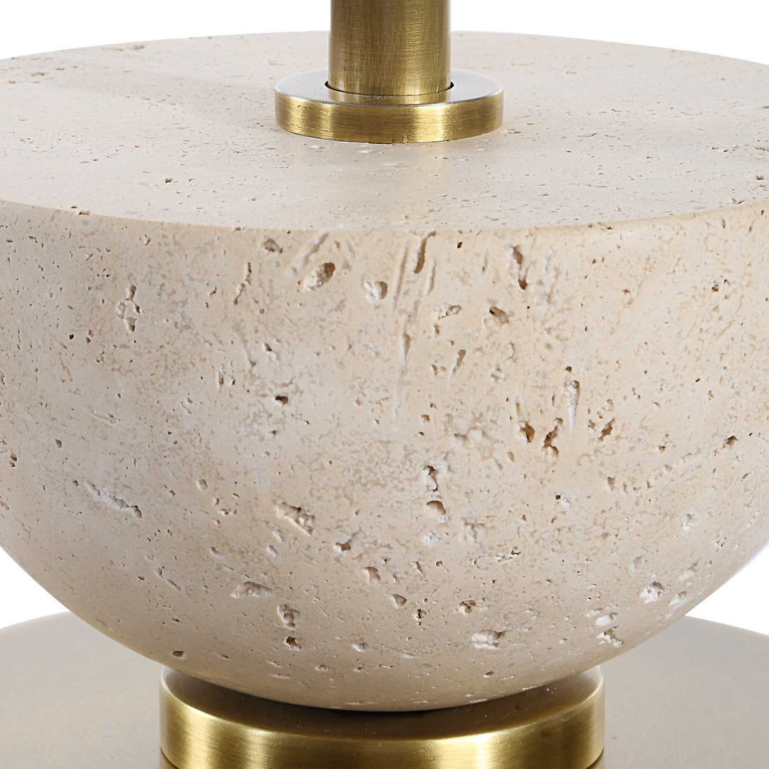 American Home Furniture Uttermost Hemisphere Brass Buffet Lamp