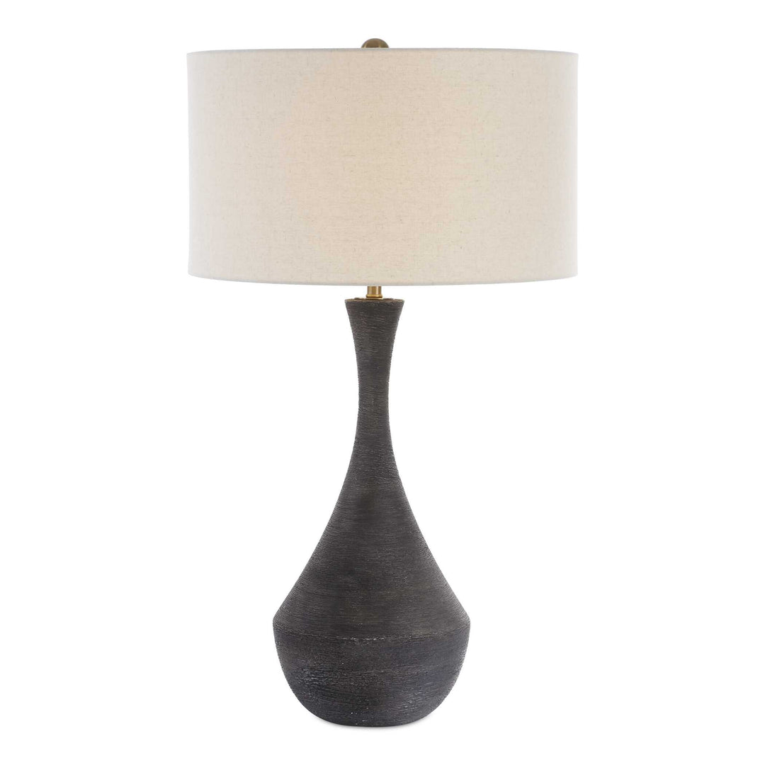 American Home Furniture Uttermost Helston Dark Charcoal Table Lamp