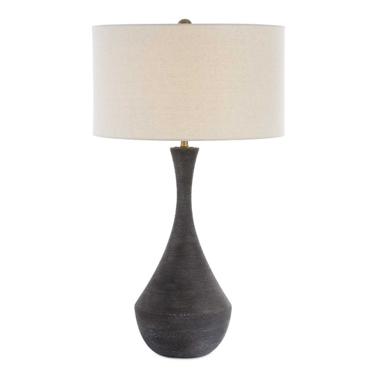 American Home Furniture Uttermost Helston Dark Charcoal Table Lamp