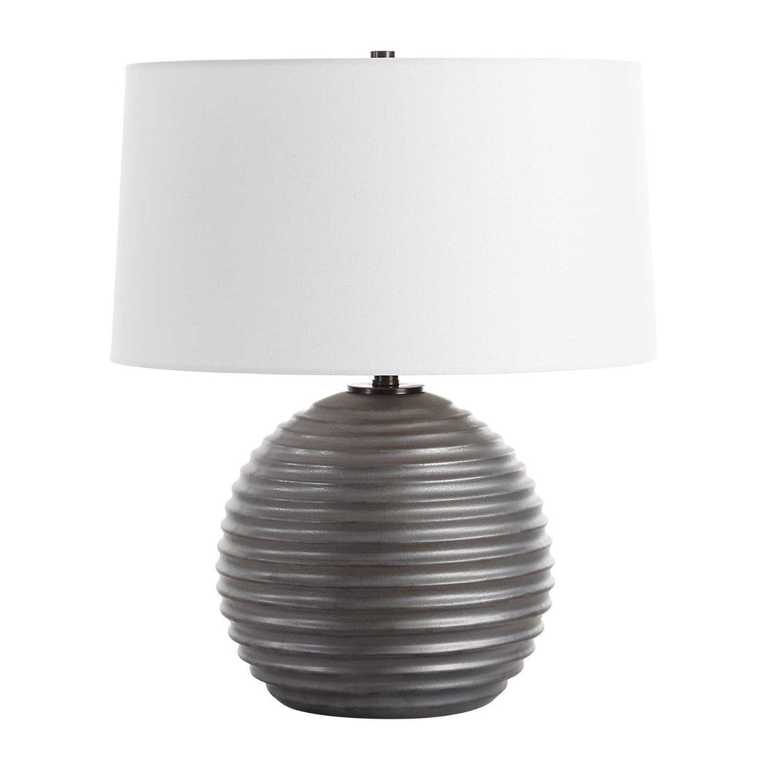 American Home Furniture Uttermost Chelsom Ribbed Table Lamp