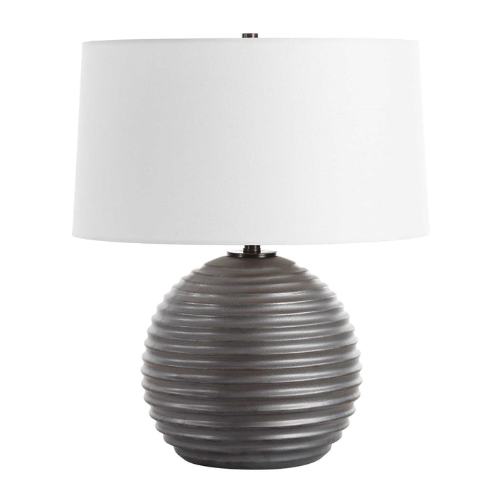 American Home Furniture Uttermost Chelsom Ribbed Table Lamp
