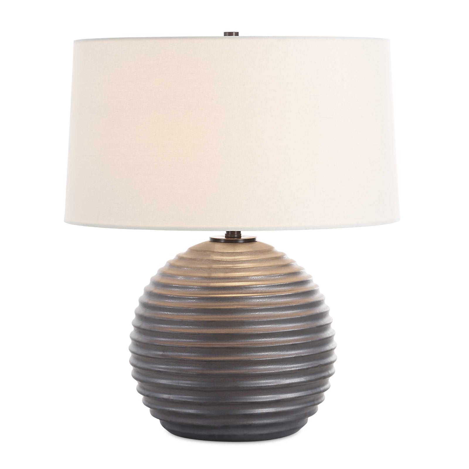 American Home Furniture Uttermost Chelsom Ribbed Table Lamp