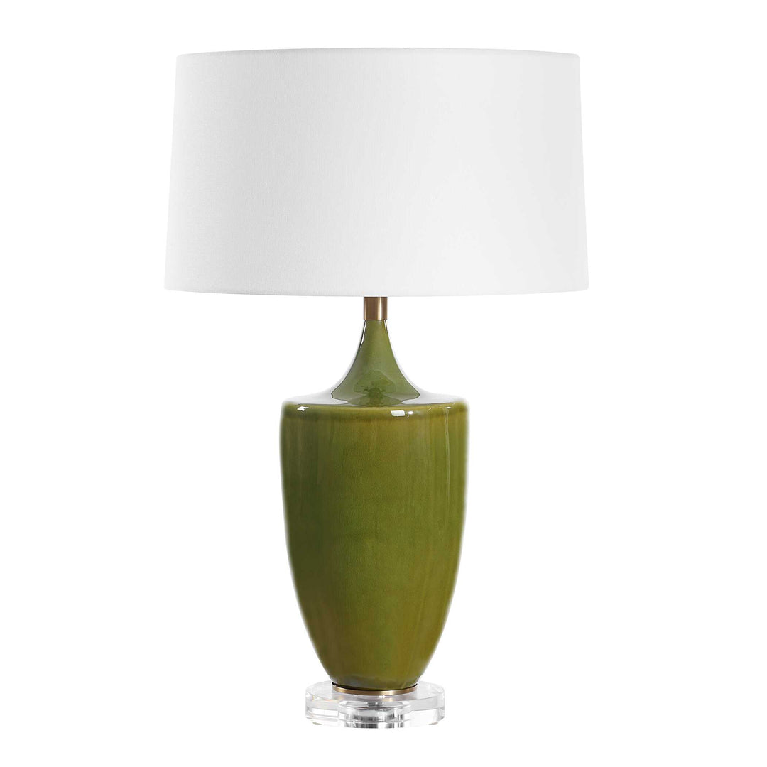 American Home Furniture Uttermost Adela Moss Green Table Lamp