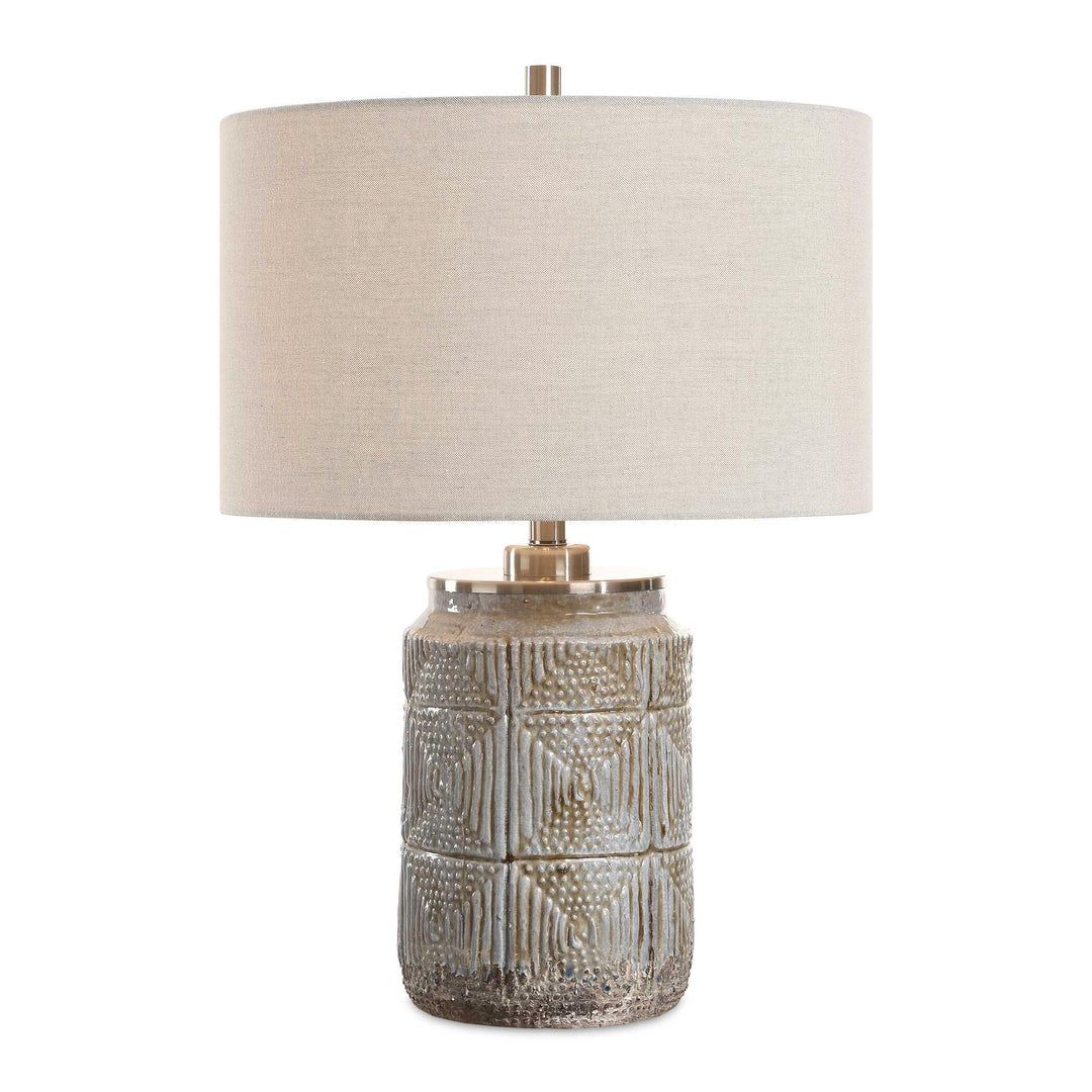 Graydon Gray Table Lamp - AmericanHomeFurniture