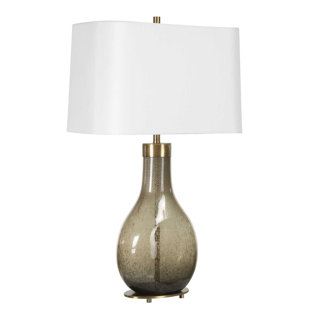American Home Furniture Uttermost Shyla Dark Glass Table Lamp