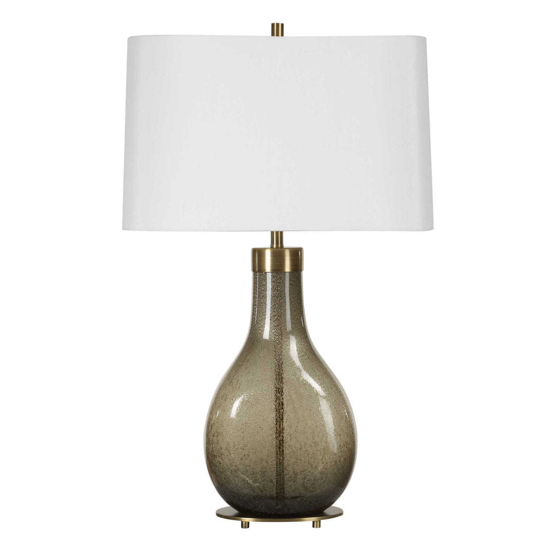 American Home Furniture Uttermost Shyla Dark Glass Table Lamp