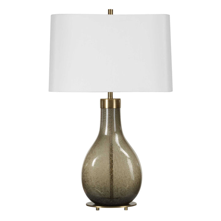 American Home Furniture Uttermost Shyla Dark Glass Table Lamp