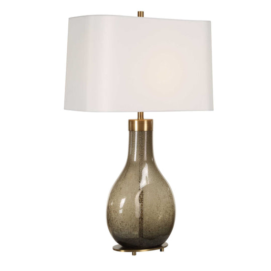 American Home Furniture Uttermost Shyla Dark Glass Table Lamp