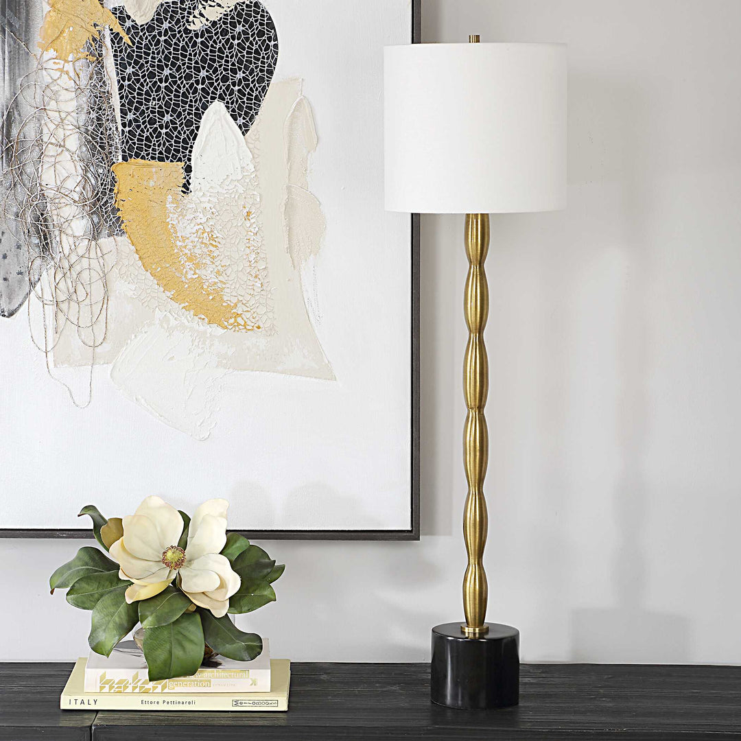 American Home Furniture Uttermost Ezra Brass Buffet Lamp