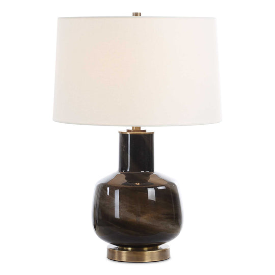 American Home Furniture Uttermost Buchanan Charcoal Table Lamp