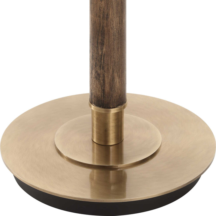 American Home Furniture Uttermost Keros Dark Oak Floor Lamp