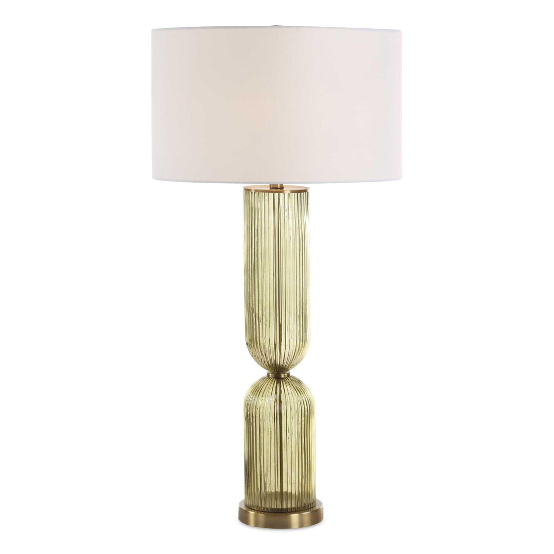 Mirah Olive Glass Table Lamp - AmericanHomeFurniture
