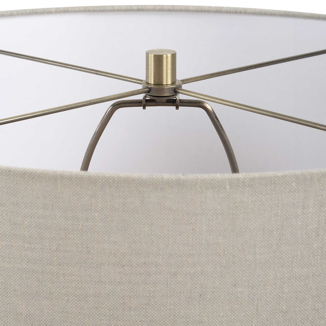 American Home Furniture Uttermost Maliyah Linen Table Lamp