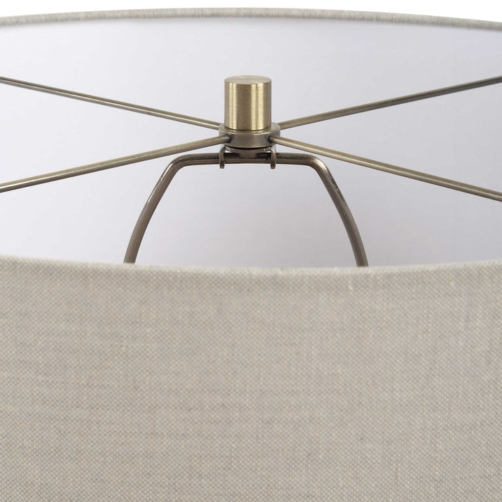 American Home Furniture Uttermost Maliyah Linen Table Lamp