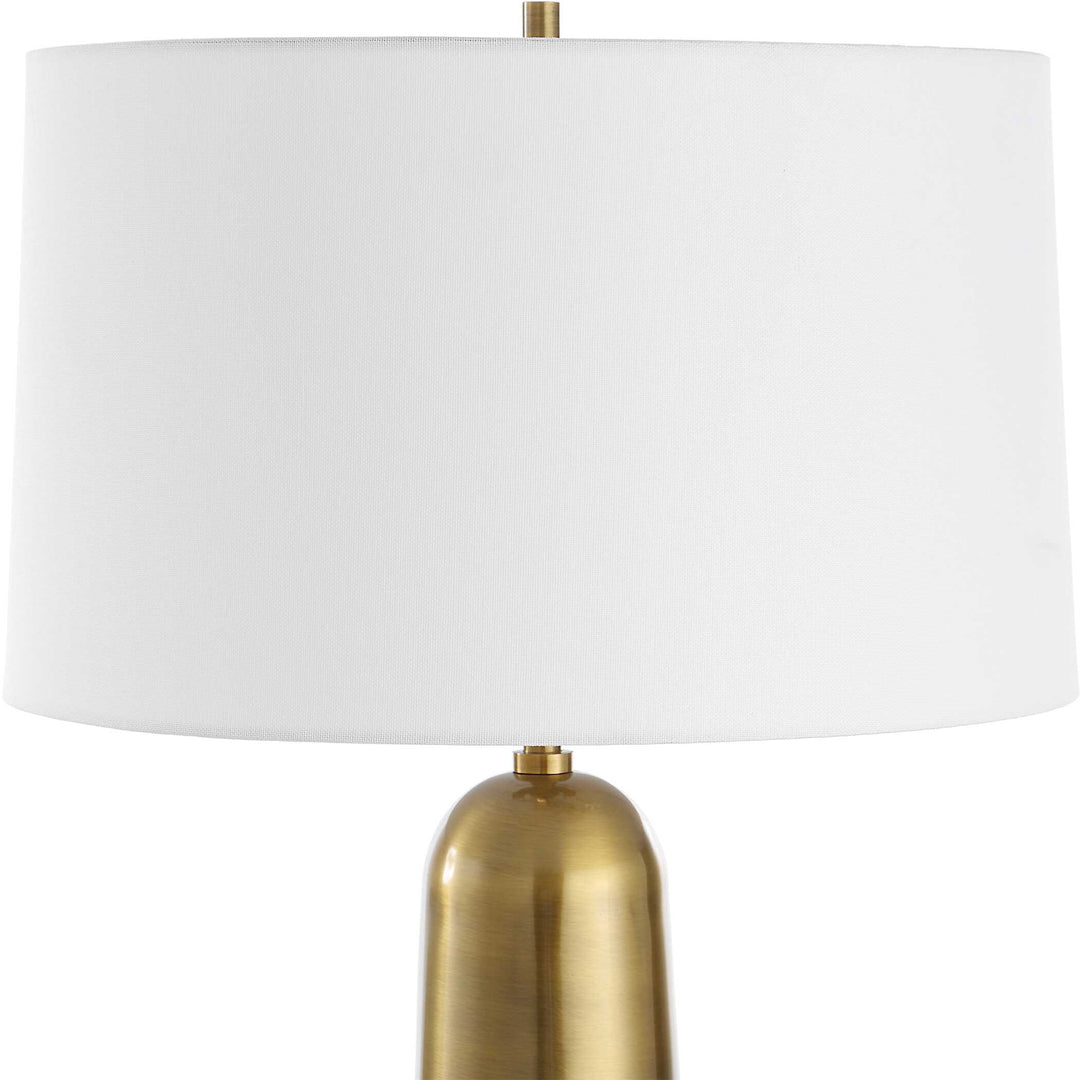 American Home Furniture Uttermost Flinchem Brass Table Lamp
