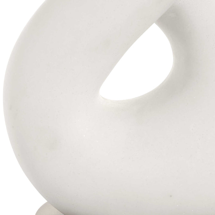 American Home Furniture Uttermost Meridian Ivory Stone Table Lamp