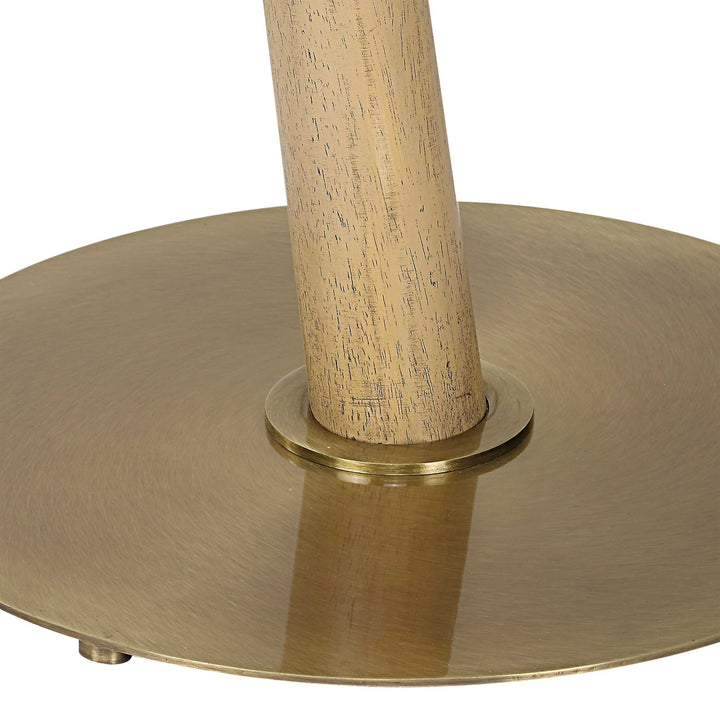 American Home Furniture Uttermost Kennett Wooden Floor Lamp
