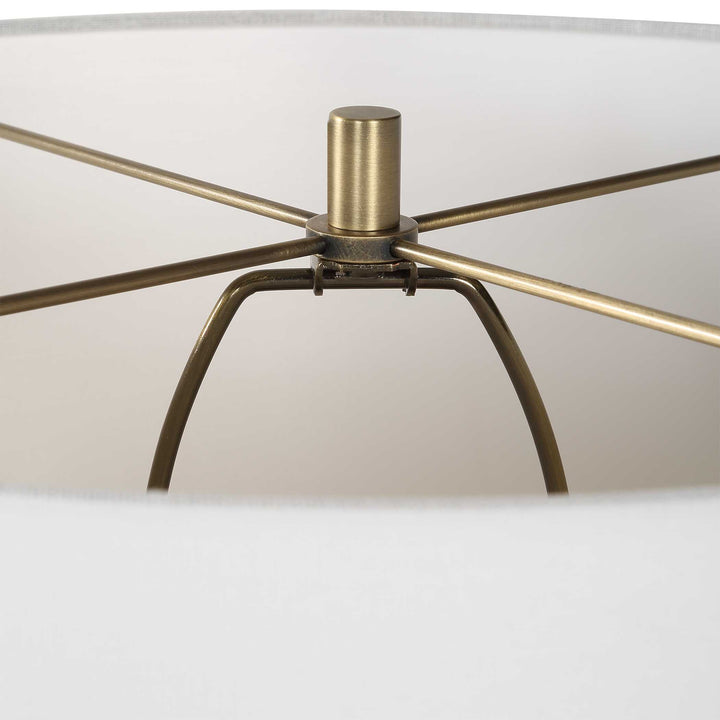 American Home Furniture Uttermost Corvair Scalloped Table Lamp